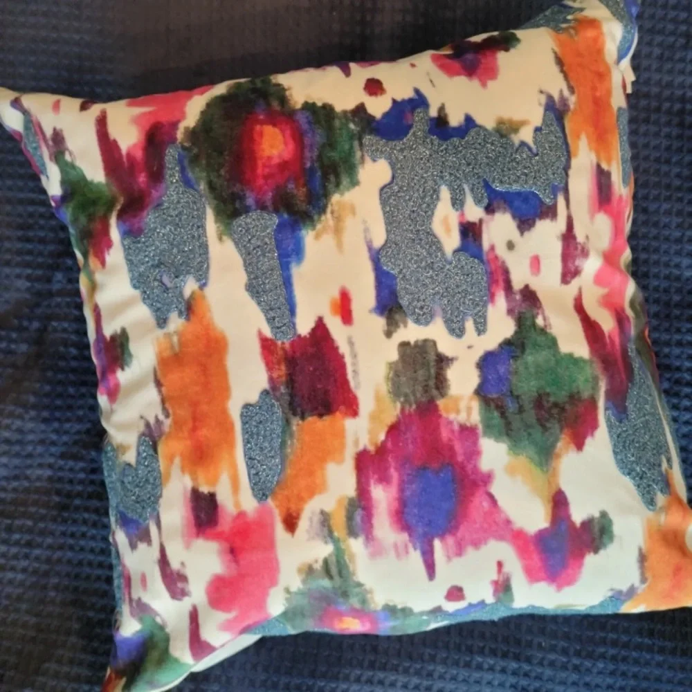 Callisto Home 3 Pillow Abstract Art Watercolor Modern 2 Lumber Throw Pillows NWT